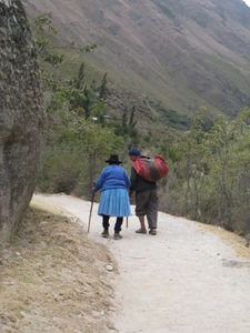 Couple on the inca trail