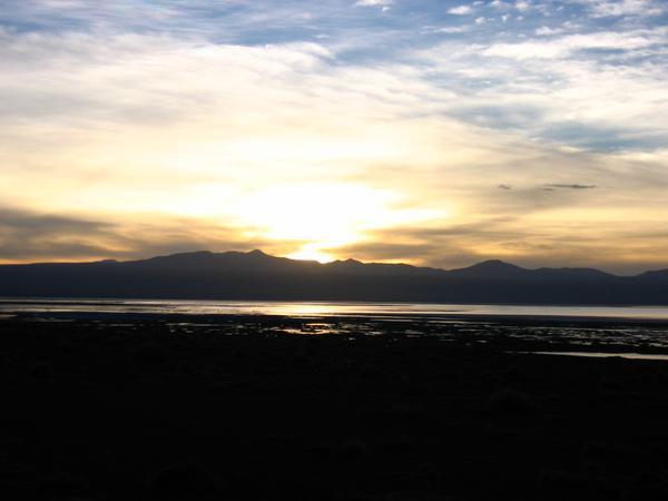 Sunrise over Laguna Colorado