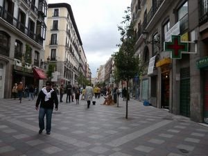 Central Madrid Pedestrian Zone