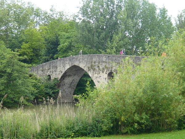 Roman bridge on the Camino