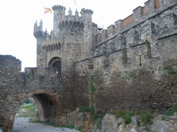 12th Century Castle in Ponferrada, built by the Templars
