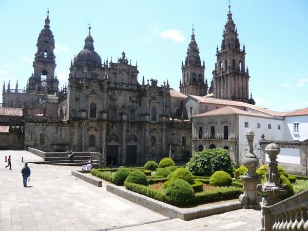 Side view of the Cathedral of Santiago