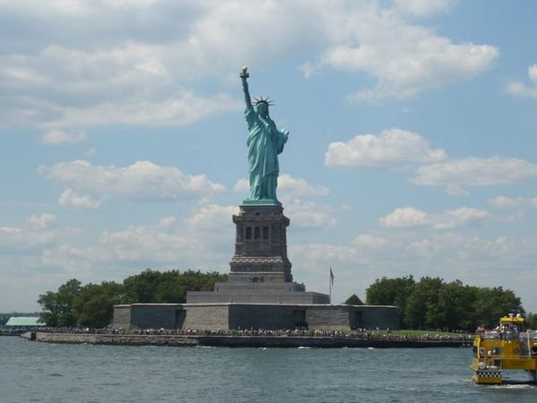 View of Liberty from the water