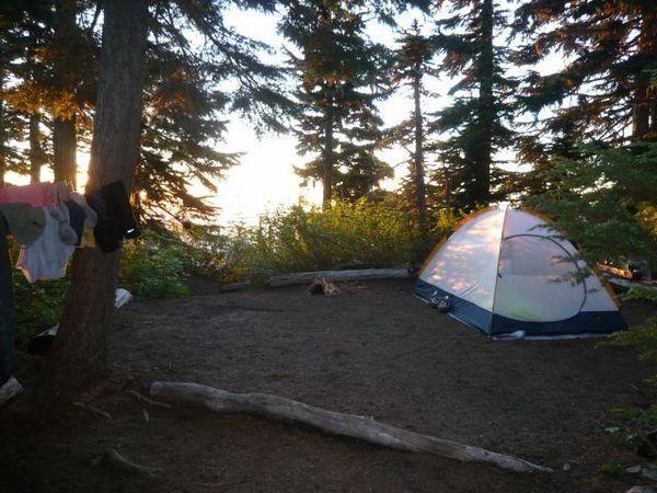 Campsite at Klapatche Park