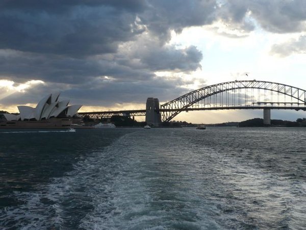 Sydney Harbour Bridge from the ferry