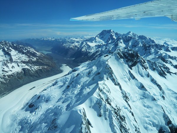 The Southern Alps from above