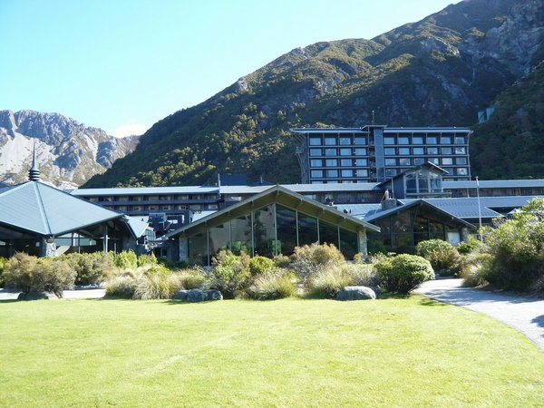 The Hermitage Hotel in Mt. Cook National Park