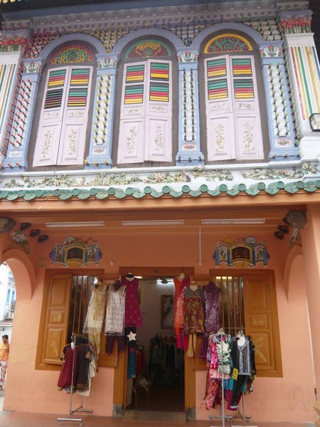 Shop windows in Little India