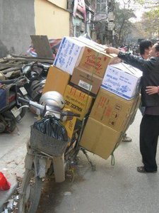 Amazing what they can load on a motorbike