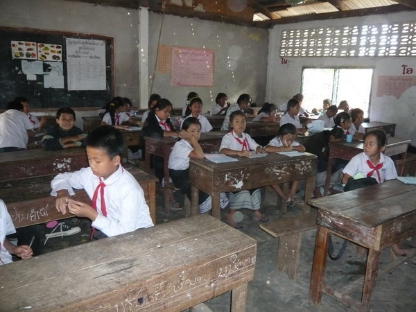 Classroom at the Donkoi Village School