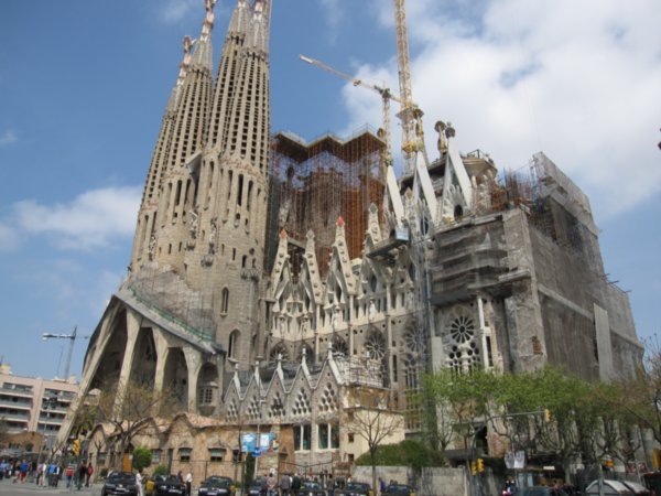 Sagrada Familia, designed by Gaudi