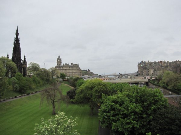 The beautiful city of Edinburgh.