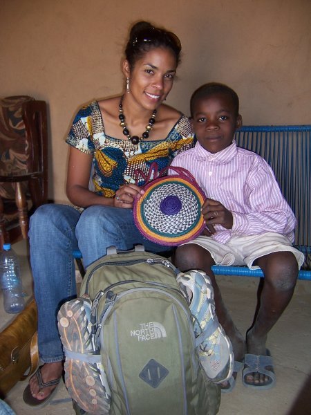 Nora with Amadou, Abdul's nephew