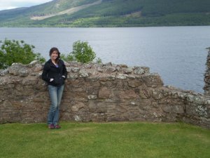 me in front of loch ness! 