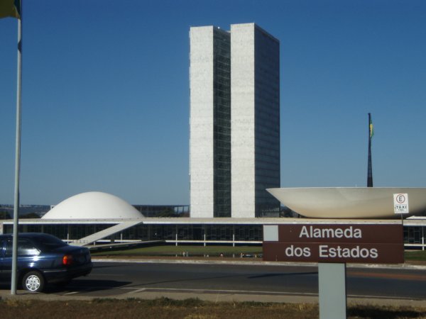 The seat of the Brazillian Govenment
