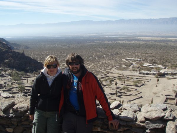 The two of us at the top of the Quilmes Ruins