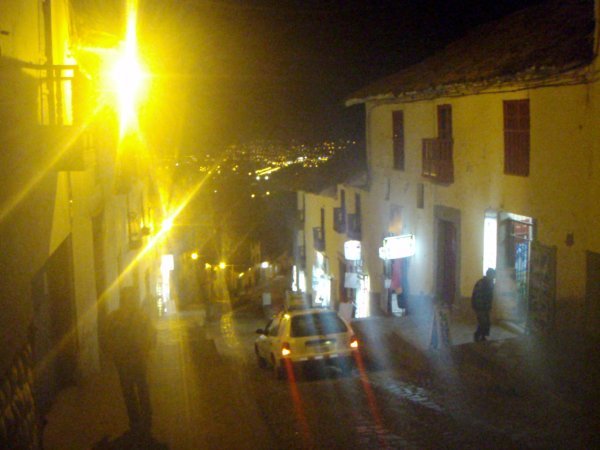 Cuzco at night
