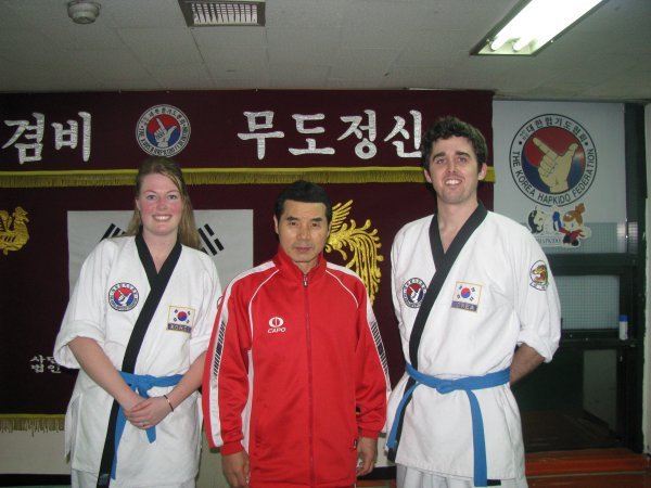 Hapkido with master Shin
