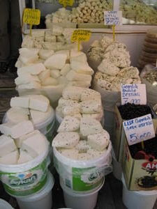 Cheeses for sale