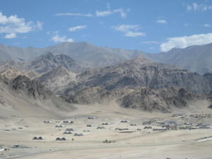 Army camps, a common sight in ladakh