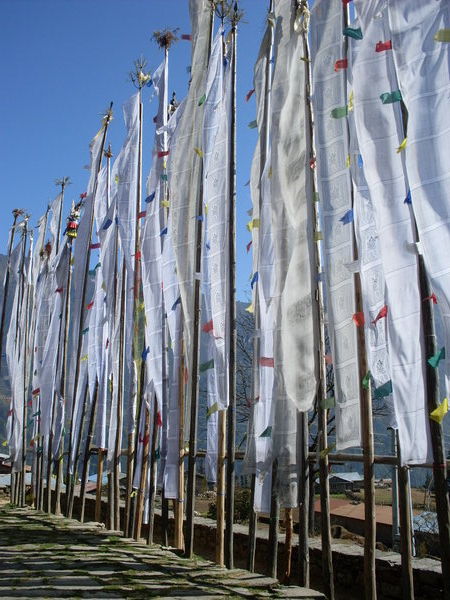 Prayer flags, Melamchigaon