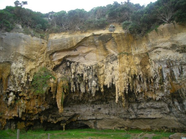massive stalactite