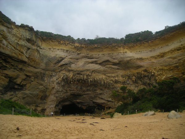 wicked cave at the end of Loch Ard Gorge