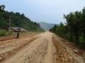 the main thoroughway in Laos
