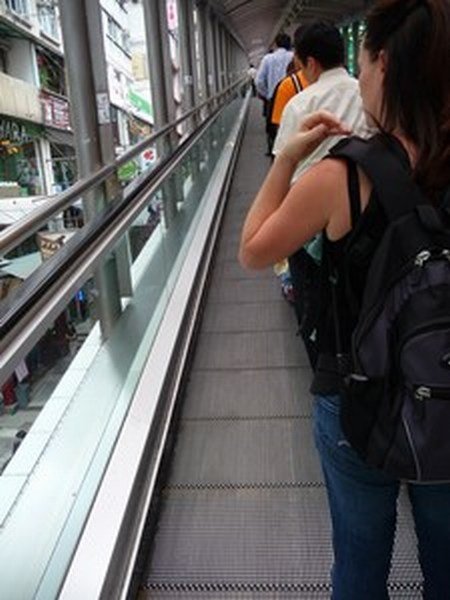 Longest escalator in the world!