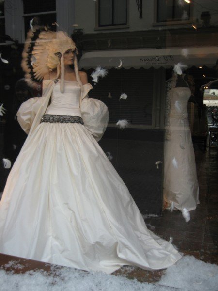 Mon's wedding dress...