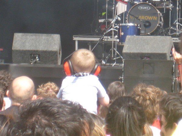 This kid was born with a festival ticket in his hand...