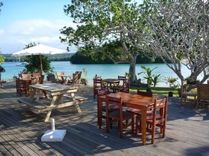 Breakfast Deck at Oyster Island