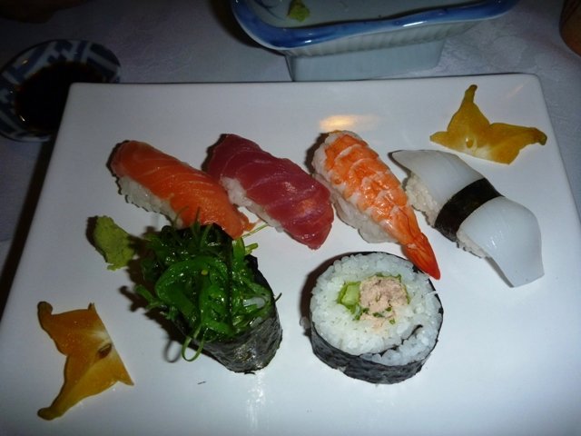 Sushi at Kanpai