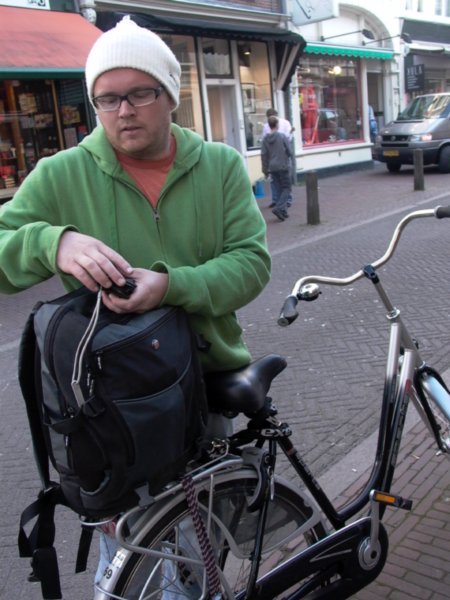 Goran and his fiets.Have you got yours?