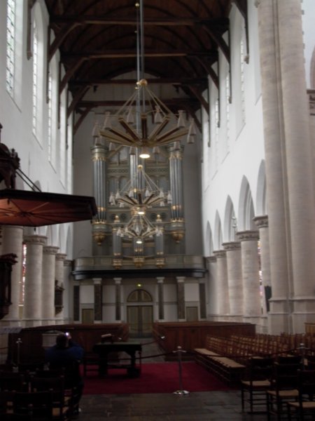 Inside the Oude Kerk
