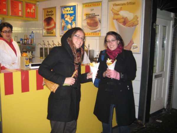 Me and Nadz get some Frites
