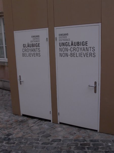 The believer, non believer museum
