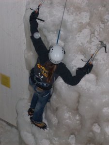 Me Ice Climbing in Den Haag 