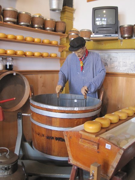 A dutch cheese maker frozen in time