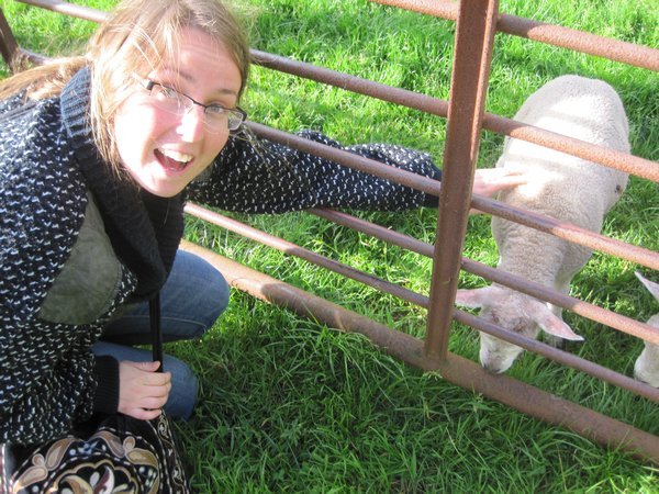 Me and a sheep