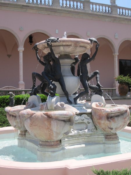 Fountains at the Ringling Estate