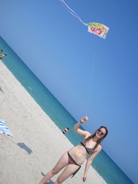 The kite was flying for me