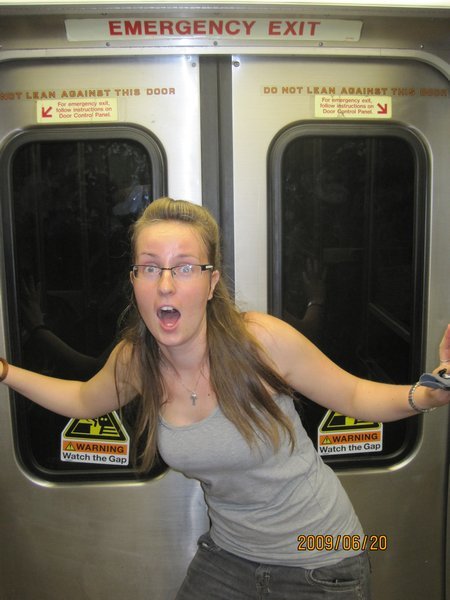 Me in the metro - hot damn