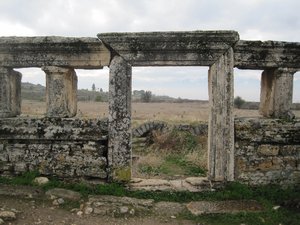 The ruins in Pamukkale