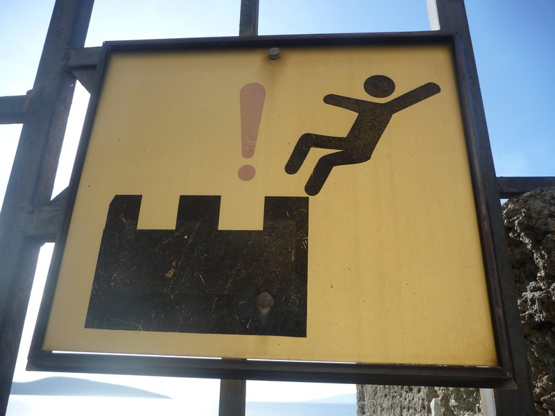 Watch out don't fall