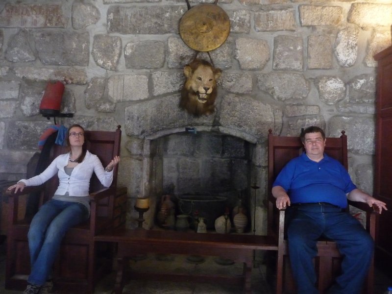Me and Dad on the throne