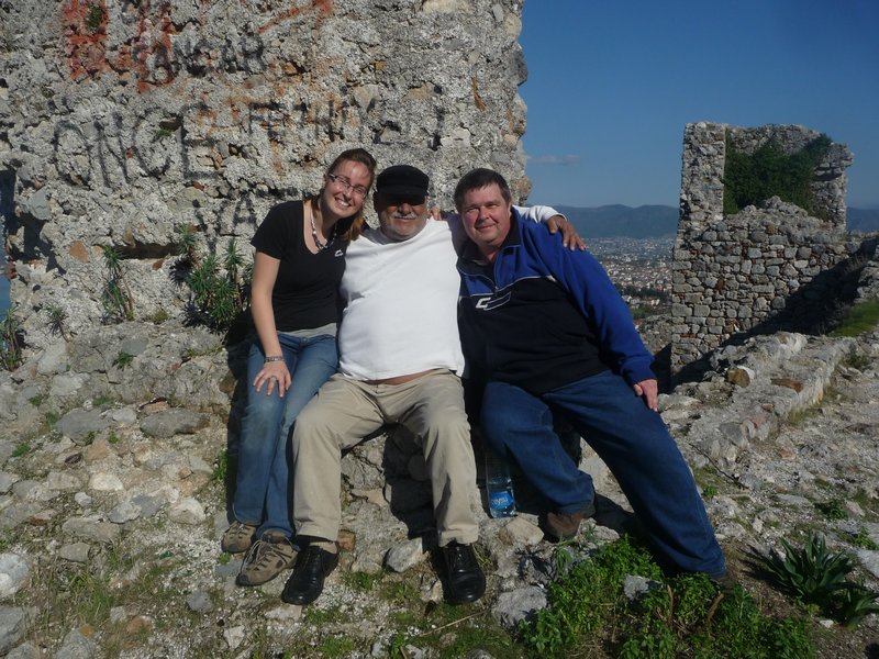 Me Dad and our tour guide