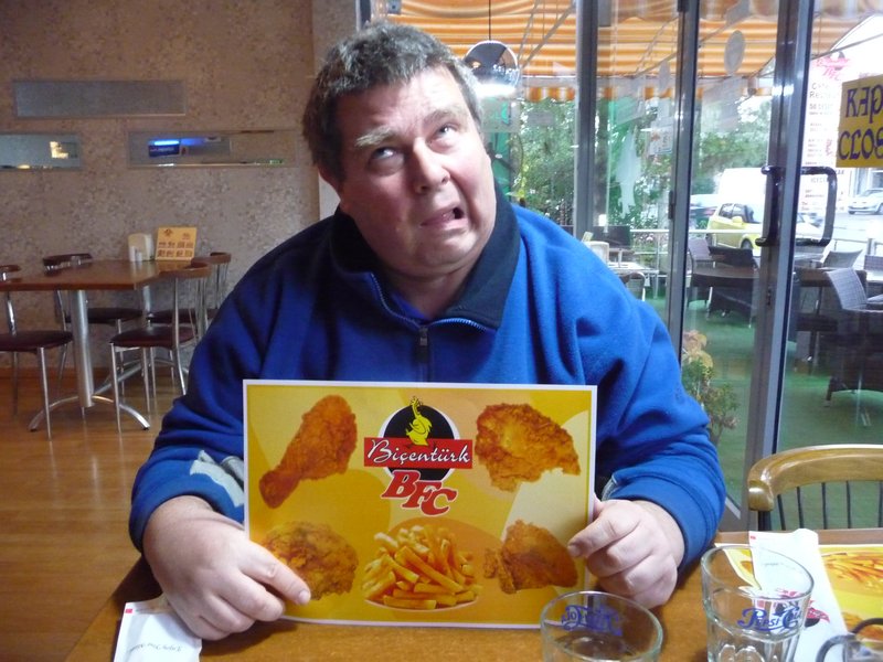 Dad is not impressed with BFC fried chicken