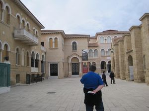 Dad exploring Niscosia - Southern Cyprus