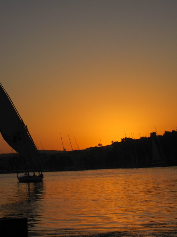 Nile at sunset